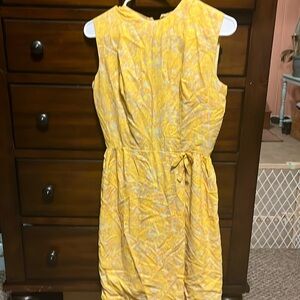 Women’s Vintage Yellow Handmade Sun Dress